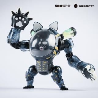 【牛奶玩具】5D2潛行者 貓咪機甲(黑透版)