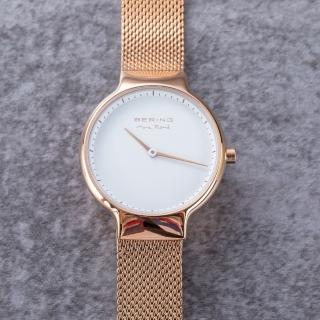【BERING】BERING 丹麥國寶 MAX RENE設計師聯名限量時尚錶款/31mm-玫瑰金-15531-364