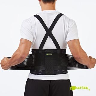 【SENTEQ】肩帶可調式專業型透氣工作護腰帶(護腰/支撐條/工作腰帶/搬運防護)