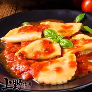 【上野物產】20包 拿坡里紅醬 義大利餃(228g±10%/6顆+醬包/包)