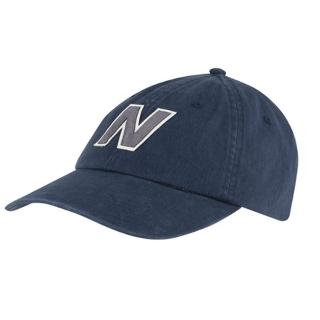 【NEW BALANCE】NB 帽子 老帽 運動帽 棒球帽 遮陽帽 藍 LAH21214NNY(3177)