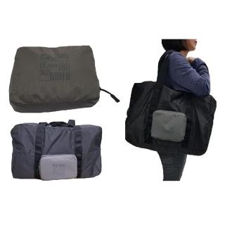 【SNOW.bagshop】旅行袋大容量可A4資料夾(可收納購物袋手提肩背超輕量防水尼龍布固定拉桿採購備用袋)