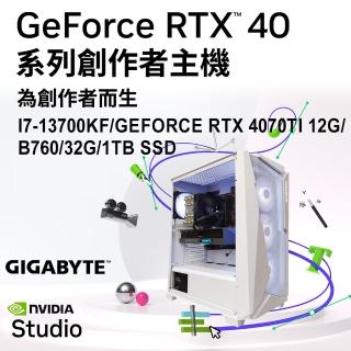 【技嘉平台】I7十六核GeForce RTX4070Ti{千夜魔神}電競機(I7-13700KF/B760/32G/1TB)