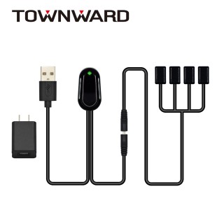 【TOWNWARD 大城科技】1對4紅外線遙控延伸器 通用型(USB MOD OTT 電視 IR紅外線 遙控器 型號:UR-81403)