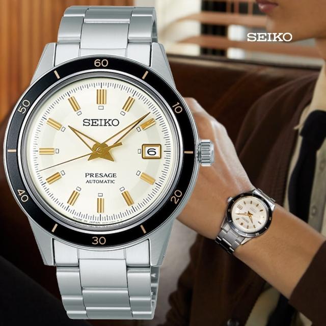 【SEIKO 精工】Presage Style60s復刻 經典紳士機械錶-白40.8mm_SK028(SRPG03J1/4R35-05A0S)