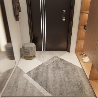 【In Da House】80X120cm時尚輕奢比利時絨入門地毯 可裁剪玄關防滑地墊