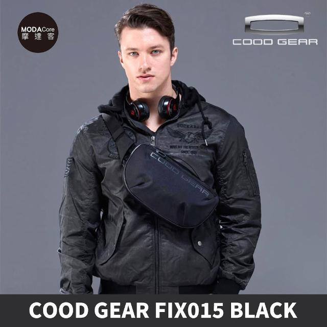 【摩達客】韓國進口COOD GEAR-FIX015都會休閒型男限定單肩包斜 跨包腰包3L