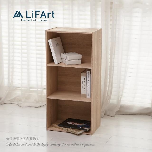 【LiFArt】日系簡約三層收納櫃(MIT/空櫃/收納櫃/組合櫃/層架)
