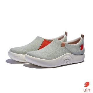 【uin】西班牙原創設計 女鞋 托萊多10淺綠素色休閒鞋W1710815(素色)