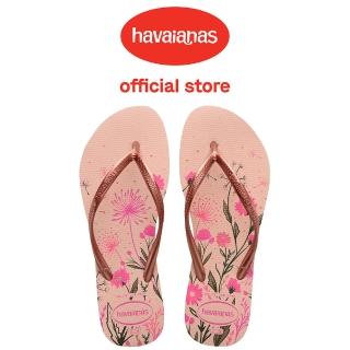 【havaianas 哈瓦仕】拖鞋 女鞋 夾腳拖 Slim Organic 粉色 4132823-2022W(哈瓦士)