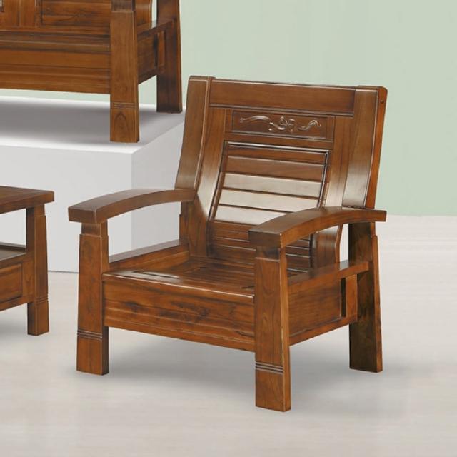 【MUNA 家居】13170型實木組椅/單人椅(實木沙發 單人椅)