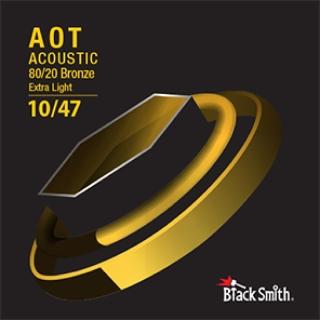 【BlackSmith】ABR-1047 奈米碳纖維 AOT 薄包膜 黃銅 民謠吉他弦(原廠公司貨 商品保固有保障)
