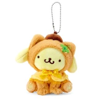 【SANRIO 三麗鷗】療癒貓咪系列 造型絨毛玩偶吊飾 布丁狗