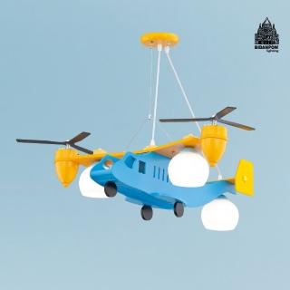 【必登堡】翱翔螺旋槳飛機吊燈 B561993(兒童房/臥室燈/書房/遊戲室/男孩/童趣/創意/現代)