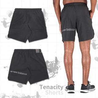 【NEW BALANCE】短褲 Tenacity 黑 男款 9吋 速乾 無襯裡 運動 慢跑 亞版 褲子 NB 紐巴倫(AMS31014BK)
