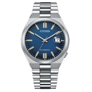 【CITIZEN 星辰】Mechanical系列 漸層海洋藍 撞色機械錶(NJ0151-88L)