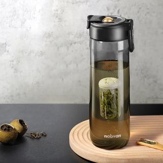 【ONEDAY】新專利磁吸式茶水分離大容量運動水壺 800ml(獨立茶倉)