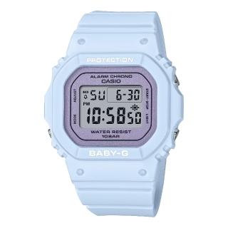 【CASIO 卡西歐】BABY-G春日色彩色調電子錶(BGD-565SC-2)