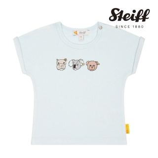 【STEIFF】熊頭童裝 動物小夥伴短袖T(短袖上衣)