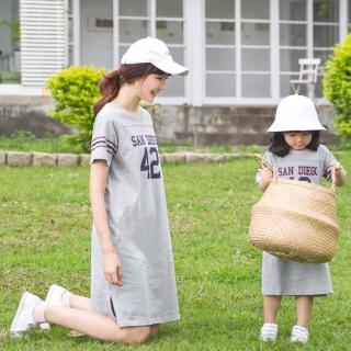 【OB 嚴選】親子款高含棉美式印花休閒洋裝童裝 《QA0586》