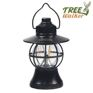 【TreeWalker】復古手提露營燈(三種燈光模式)
