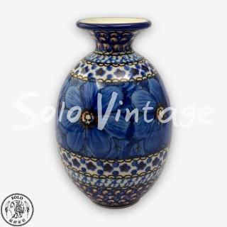 【SOLO 波蘭陶】CA 波蘭陶 14CM 花瓶 迷樣藍系列 CERAMIKA ARTYSTYCZNA