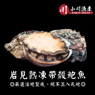 【小川漁屋】熟凍帶殼鮑魚4包(300g±10%/包/8-11顆)