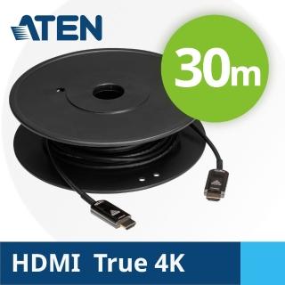 【ATEN】30公尺 True 4K HDMI 主動式光纖線材(VE781030)