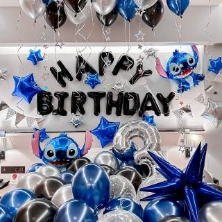 【KNJSTORE】星際寶貝史迪奇生日氣球套餐(生日氣球/派對/史迪奇)