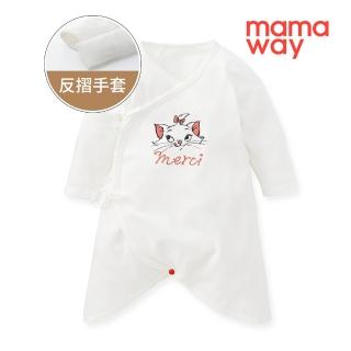 【mamaway 媽媽餵】新生兒迪士尼Q彈棉質蝴蝶衣 1入(瑪麗貓)