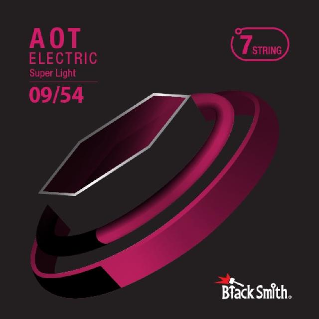 【BlackSmith】ANW-0954-7ST 奈米碳纖維 AOT 薄包膜 7弦 電吉他弦(原廠公司貨 商品保固有保障)