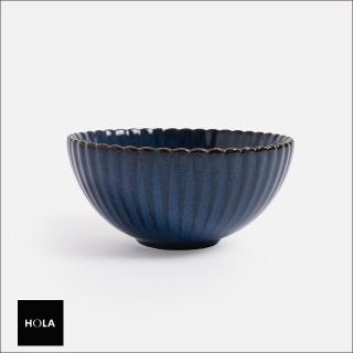 【HOLA】璞日飯碗12cm-藍染藍