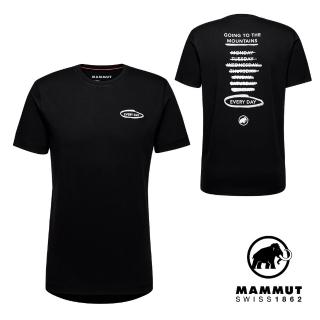 【Mammut 長毛象】Mammut Core T-Shirt Every Day 機能短袖T恤 黑色 男款 #1017-04022