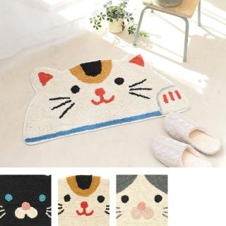 【TOMO】日本雜貨 臉頰篇-半圓地毯 地墊(手工編織地墊 兒童房裝飾 居家裝飾)