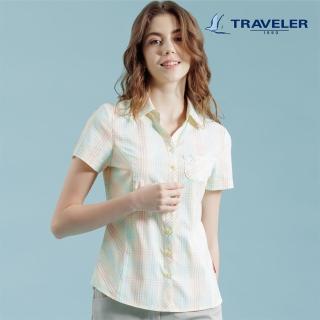 【TRAVELER 旅行者】女款Coolmax涼感消臭抗UV襯衫_231TR724(消臭/涼感/抗UV襯衫)