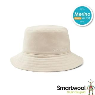 【SmartWool】SmartWool 漁夫帽/內裏美麗諾羊毛.遮陽帽.登山帽(SW017060-L31 杏色)
