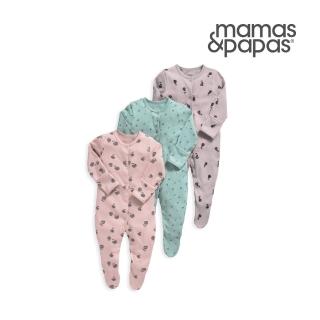 【Mamas & Papas】果園交響樂-連身衣3件組(4種尺寸可選)