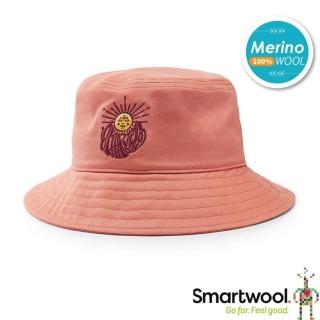【SmartWool】SmartWool 漁夫帽/內裏美麗諾羊毛.遮陽帽.登山帽(SW017060-L37 銅棕色)