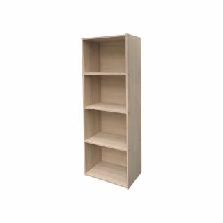 【固得家俬】經典橡木色 崁入式 四格空櫃 收納櫃 書櫃 層板櫃(四空櫃)