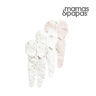 【Mamas & Papas】昂首闊步-連身衣3件組(4種尺寸可選)
