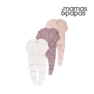 【Mamas & Papas】花語守護-連身衣3件組(4種尺寸可選)