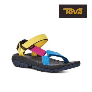 【TEVA】原廠貨 女 Hurricane XLT2 機能運動涼鞋/雨鞋/水鞋(多彩水藍-TV1019235WMT)