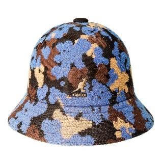 【KANGOL】CAMO 迷彩鐘型帽(棕色)