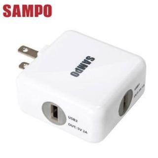 【SAMPO 聲寶】雙USB 3.1A 手機/平板用15.5W充電器(DQ-U1202UL)