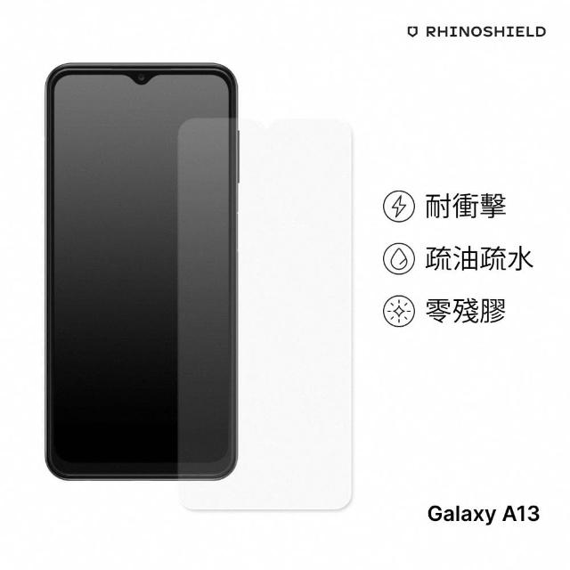 【RHINOSHIELD 犀牛盾】Samsung Galaxy A13 4G 正面耐衝擊保護貼-非滿版(獨家耐衝擊材料 原廠出貨)