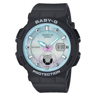 【CASIO 卡西歐】BABY-G 海洋珍珠貝殼手錶(BGA-250-1A2)
