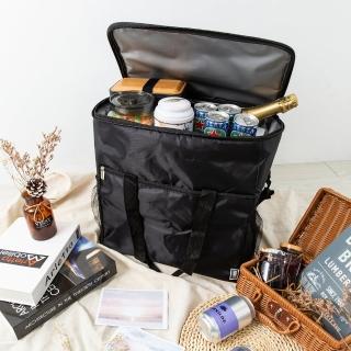 【UdiLife】黑潮 保溫保冷袋-直立40公升(戶外 便當 露營 旅行 保溫 保冷 收納袋)