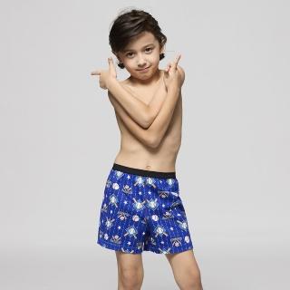【Mr. DADADO】野球傳奇 110-130男童內褲 品牌推薦-舒適寬鬆-GCQ317BU(藍)
