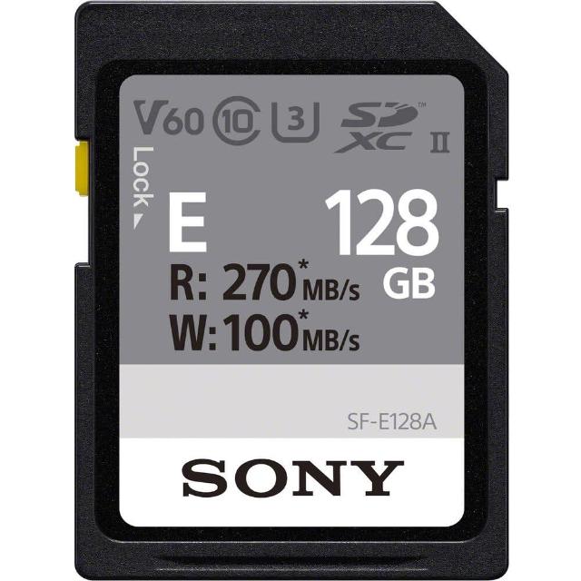 【SONY 索尼】SDXC U3 128GB 記憶卡 SF-E128A(公司貨)