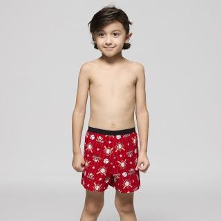 【Mr. DADADO】野球傳奇 140-160男童內褲 品牌推薦-舒適寬鬆-GCQ317RS(紅)